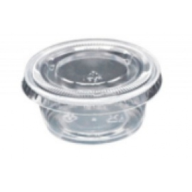 2 ounce salad box - transparent cosmos 100 Pieces
